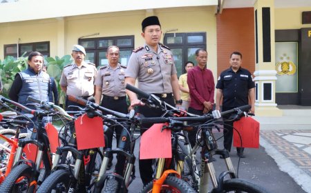 Tim URC Bergerak Cepat Ungkap Kasus Pencurian Sepeda