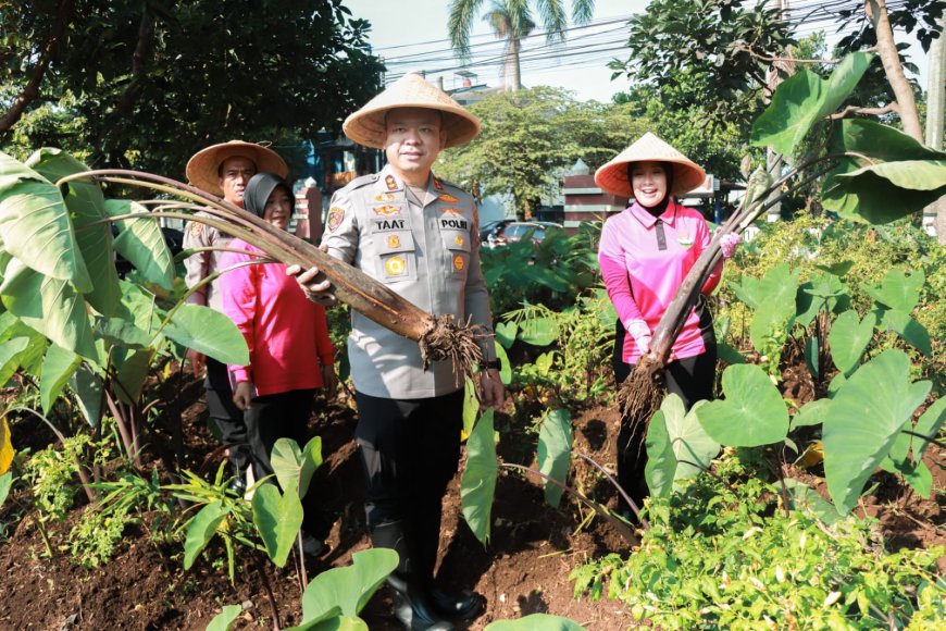 Polres Malang Maksimalkan Pekarangan Produktif Demi Perkuat Ketahanan Pangan