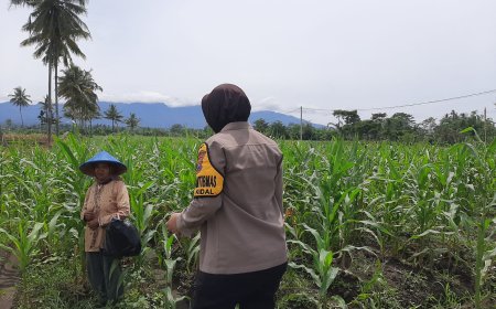 Polres Malang Dorong Lahan Warga Tetap Menghasilkan untuk Ketahanan Pangan
