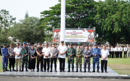Polres Pacitan Gelar Pasukan Operasi Mantap Praja Grindulu 2026, Antisipasi Konflik Pilkades Serentak