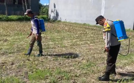 Polres Malang Libatkan Bhabinkamtibmas Jaga Rantai Pangan di Desa
